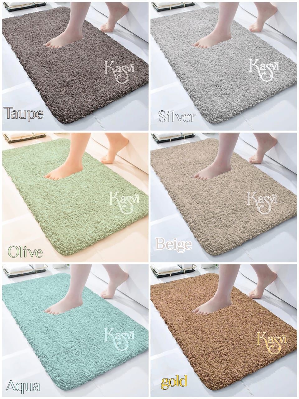 Blenzza Deco™ Microfiber Anti-Skid Bath Mat for Bathroom Door mat Bathroom Mat (45*75Cms)