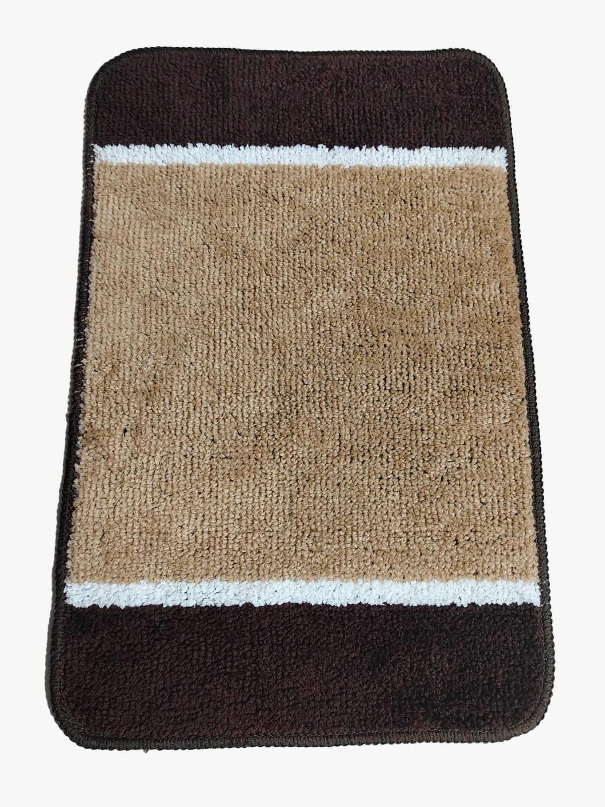 Blenzza Deco™ Super Quality V Strip Door Mats with TPR Anti Skid Backing Pack of 2